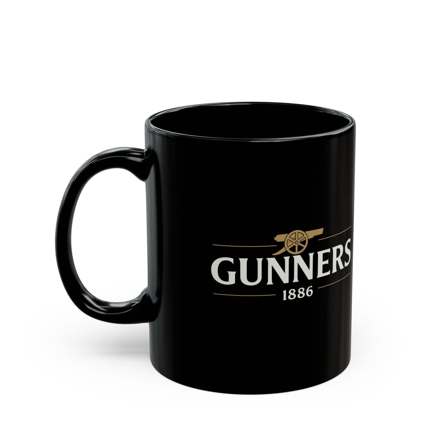 Gunners 1886 Black Coffee Mug