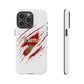 Arsenal Inspired Ripped Claw Phone Case — Football Fan Protective Cover