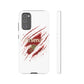 Arsenal Inspired Ripped Claw Phone Case — Football Fan Protective Cover