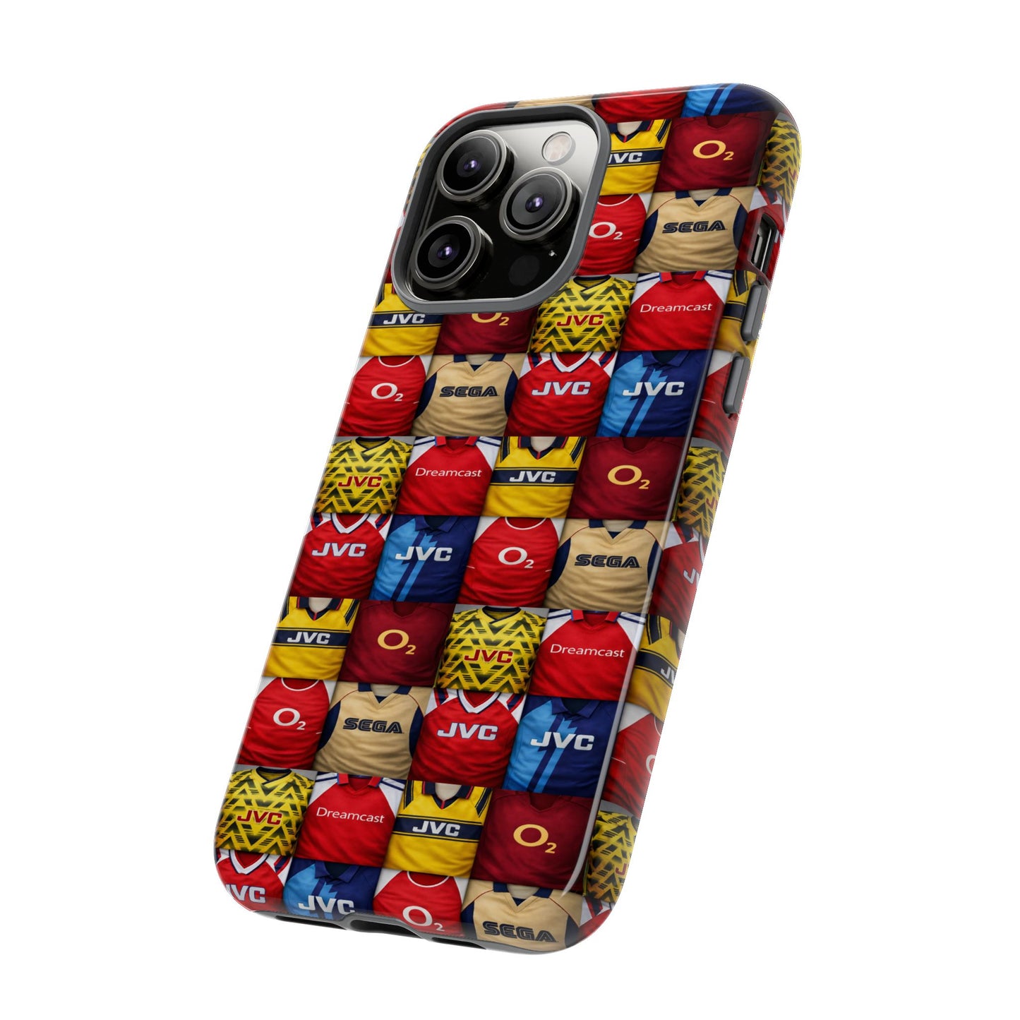 Retro Arsenal Football Shirt Mosaic Tough Phone Case