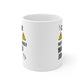 Dad Jokes Warning Mug — "Caution: May Spontaneously Make Dad Jokes" Coffee Cup