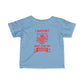 Infant Tee — “I Support Arsenal Just Like Daddy’s” Baby Football Fan Shirt