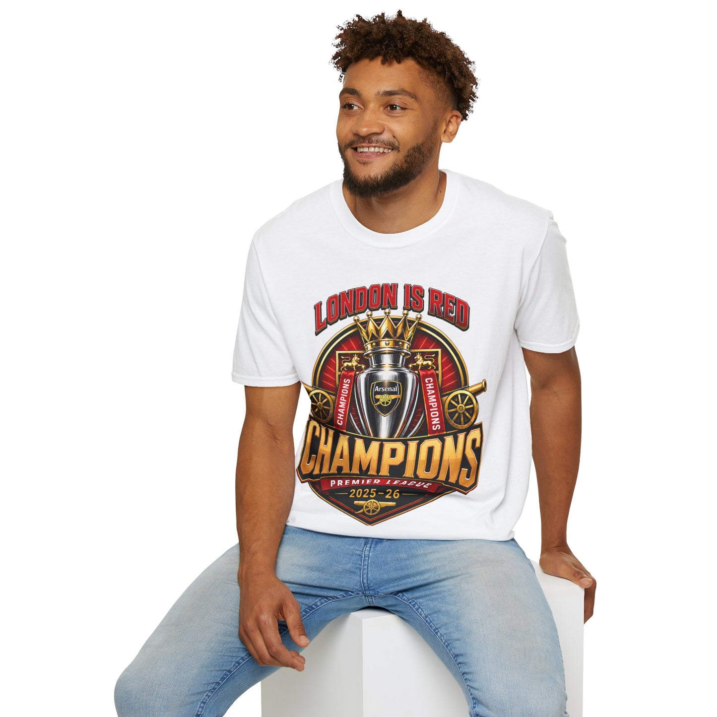 Champions Premier League T-Shirt — "London Is Red" 2025-26 Soccer Tee