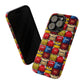 Retro Arsenal Football Shirt Mosaic Tough Phone Case