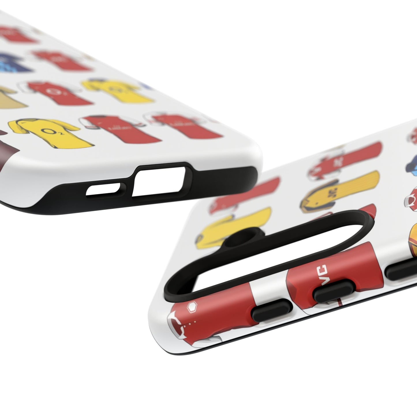 Arsenal Football Jersey Pattern Phone Case – Vintage Kit Collage Tough Cases