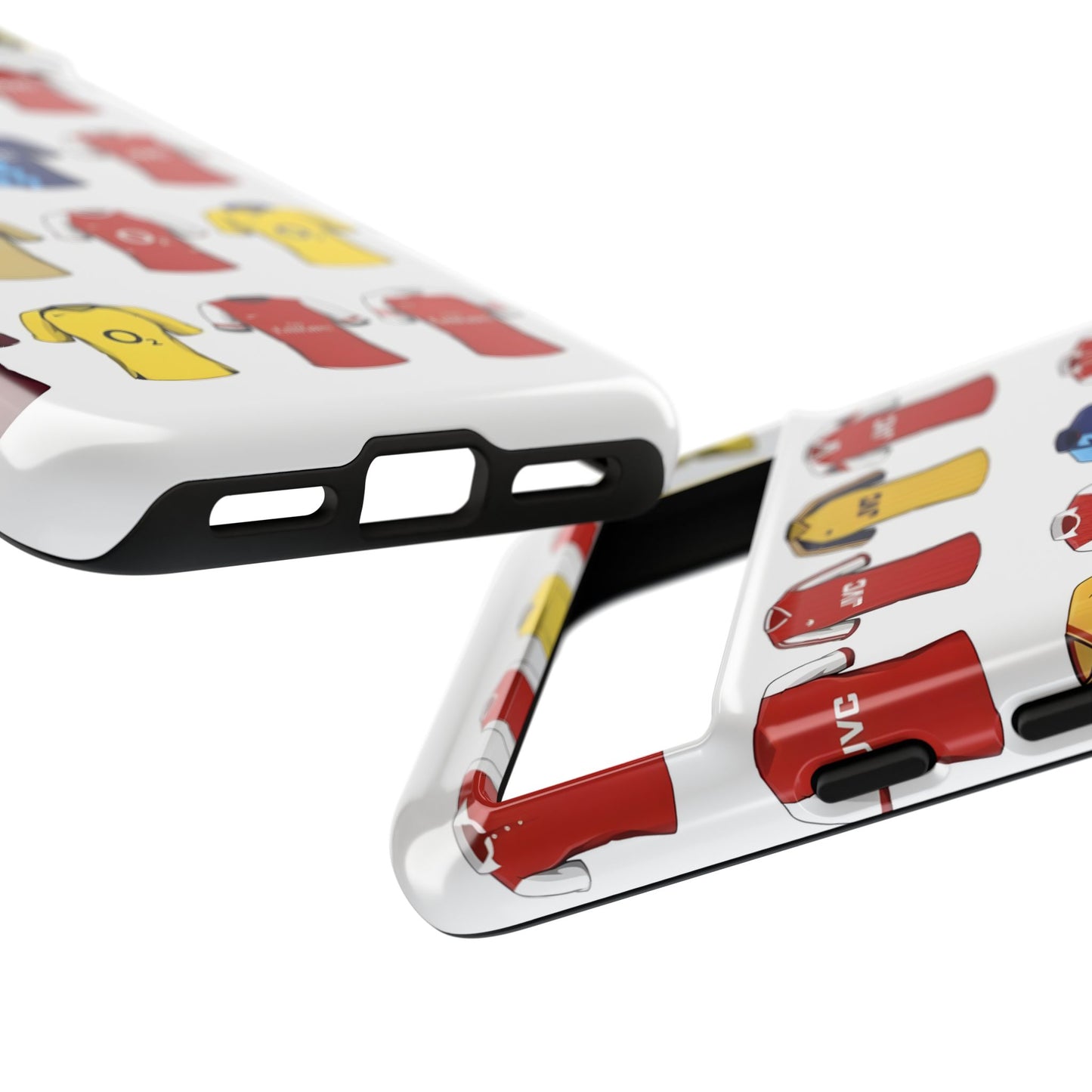 Arsenal Football Jersey Pattern Phone Case – Vintage Kit Collage Tough Cases