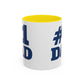 #1 Dad Accent Coffee Mug — Father's Day Gift 11/15oz