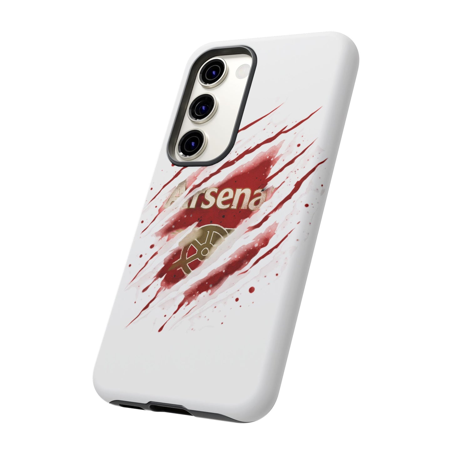 Arsenal Inspired Ripped Claw Phone Case — Football Fan Protective Cover