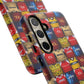 Retro Arsenal Football Shirt Mosaic Tough Phone Case