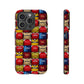Retro Arsenal Football Shirt Mosaic Tough Phone Case