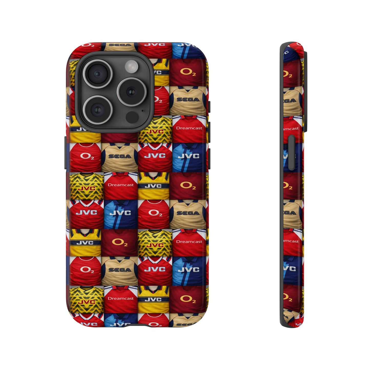 Retro Arsenal Football Shirt Mosaic Tough Phone Case