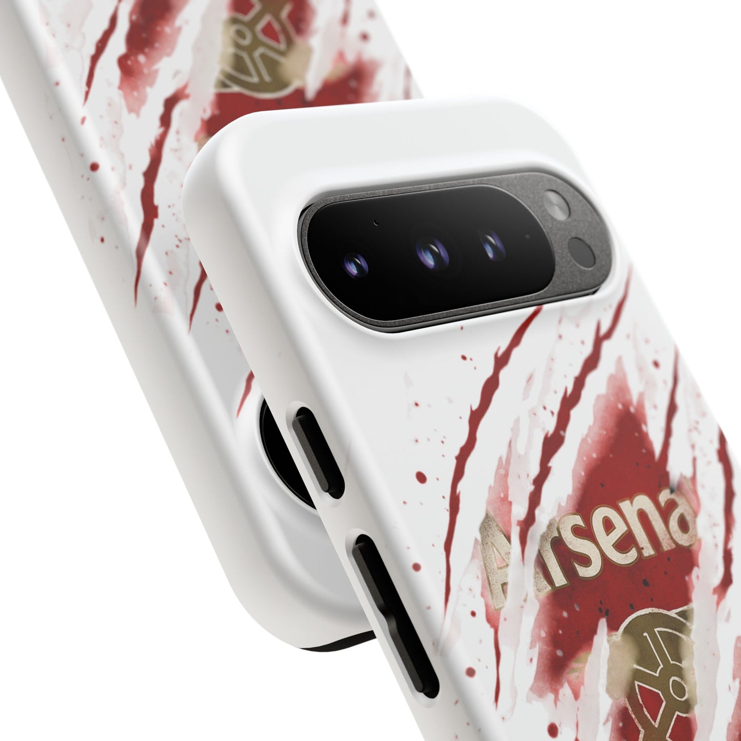 Arsenal Inspired Ripped Claw Phone Case — Football Fan Protective Cover