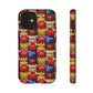 Retro Arsenal Football Shirt Mosaic Tough Phone Case