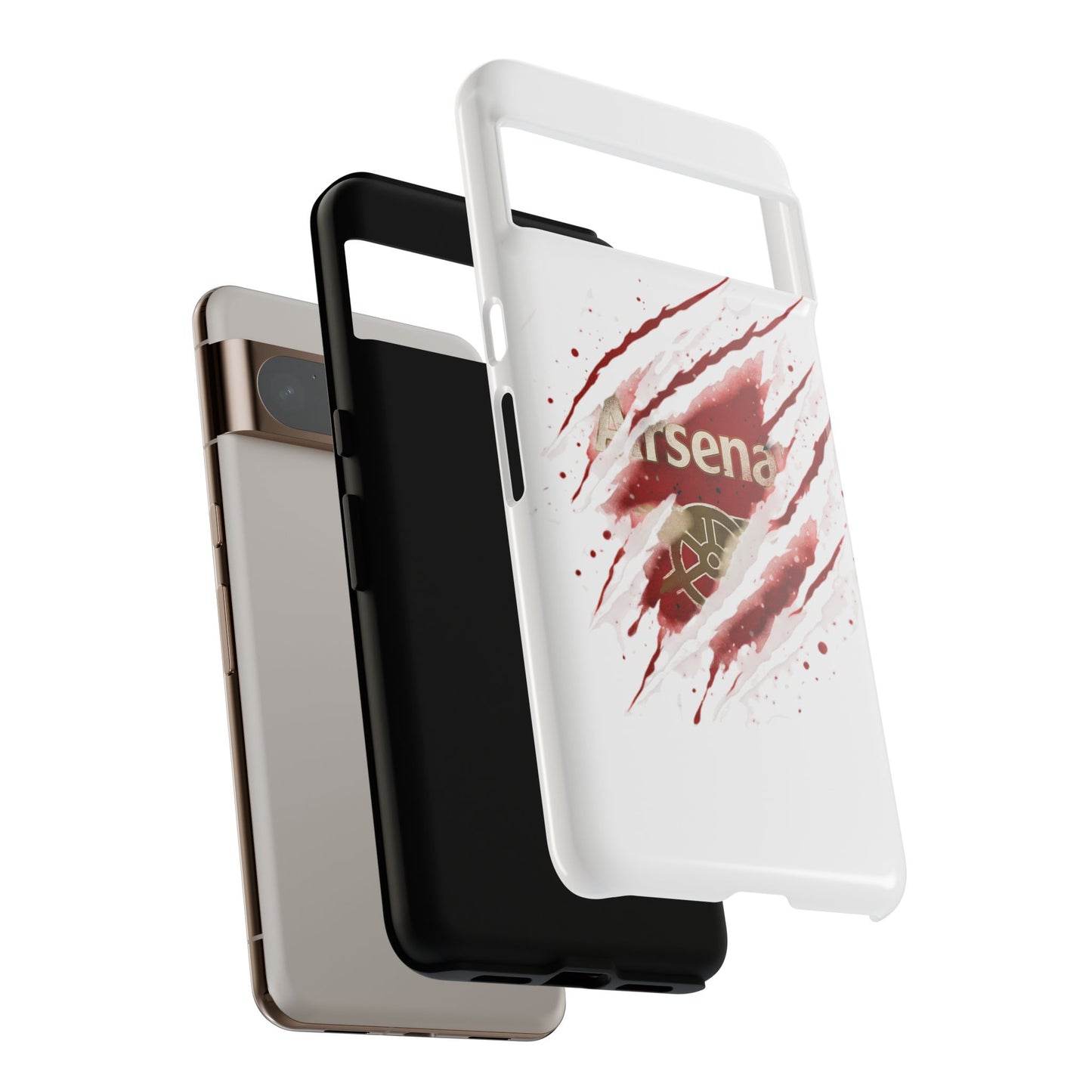 Arsenal Inspired Ripped Claw Phone Case — Football Fan Protective Cover