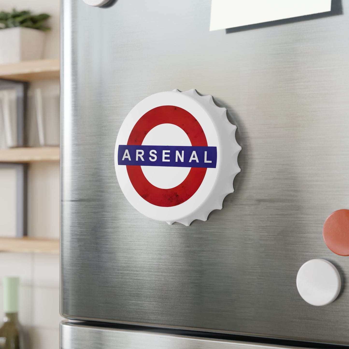 Arsenal Bottle Opener Fridge Magnet