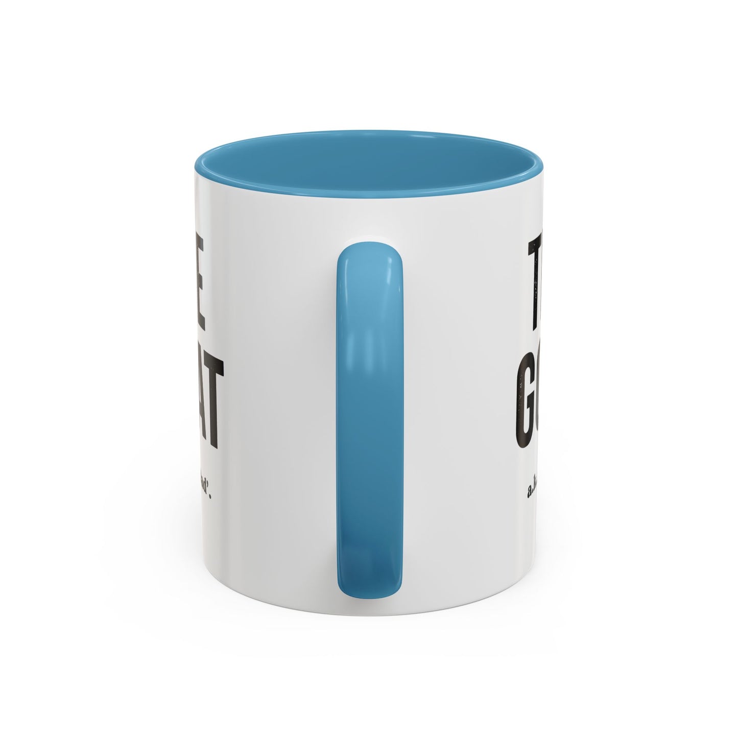 The GOAT Dad Accent Coffee Mug — 11/15oz Black-Handle Gift