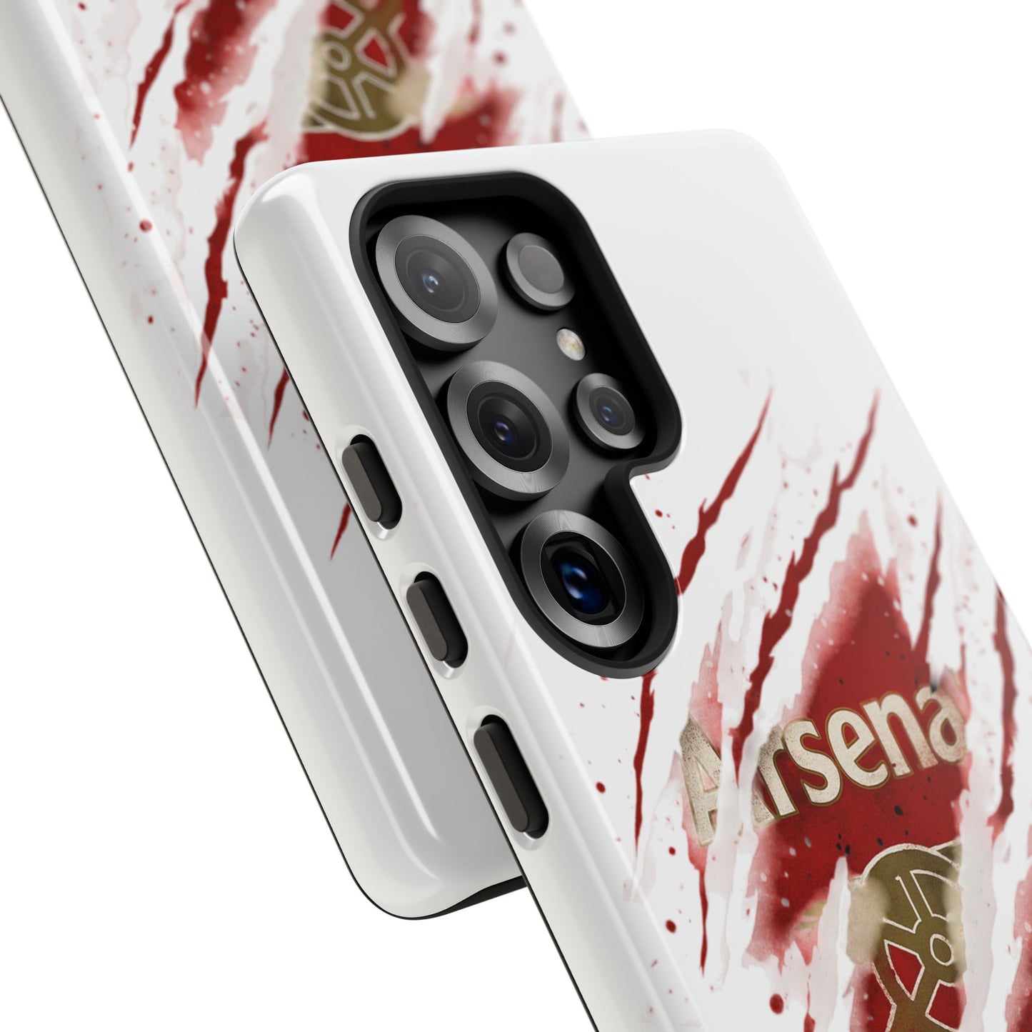 Arsenal Inspired Ripped Claw Phone Case — Football Fan Protective Cover