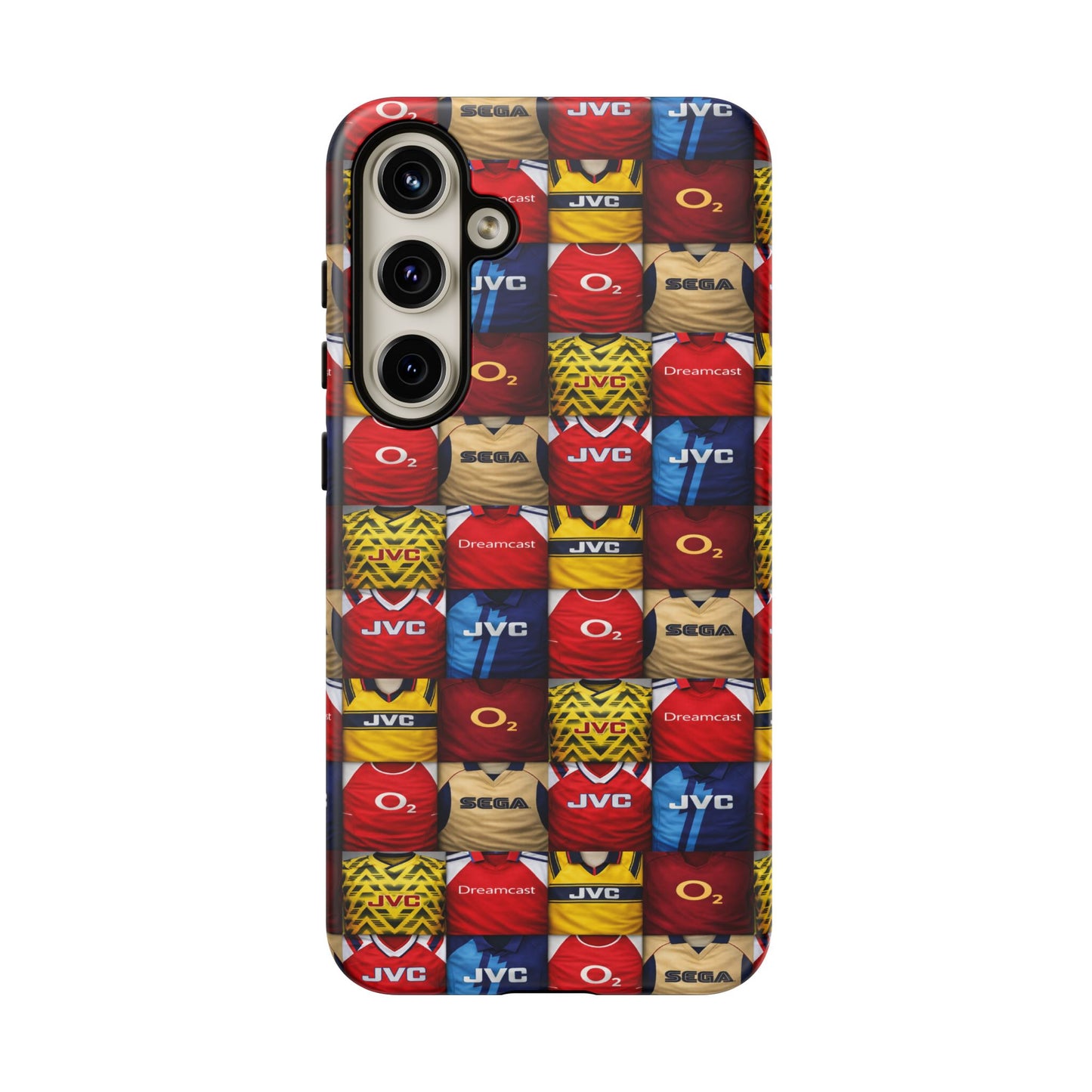 Retro Arsenal Football Shirt Mosaic Tough Phone Case