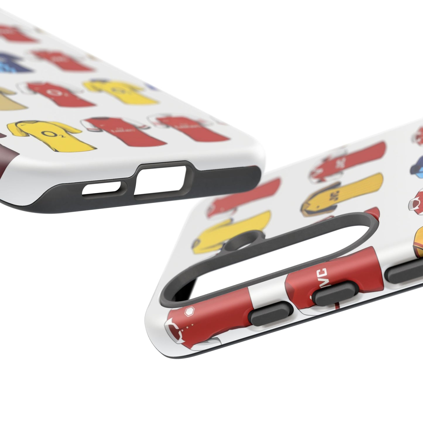 Arsenal Football Jersey Pattern Phone Case – Vintage Kit Collage Tough Cases