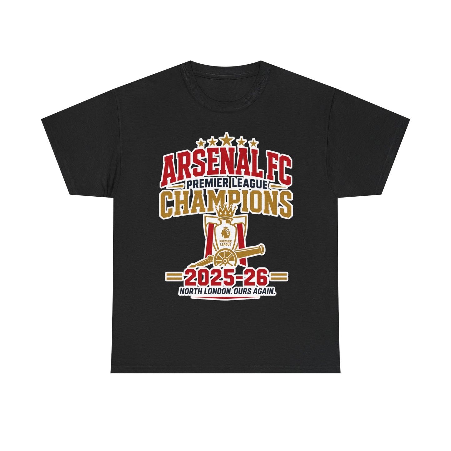 Arsenal FC Premier League Champions 2025-26 T-Shirt
