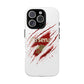 Arsenal Inspired Ripped Claw Phone Case — Football Fan Protective Cover