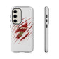 Arsenal Inspired Ripped Claw Phone Case — Football Fan Protective Cover