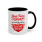 Funny Valentine Coffee Mug — "Your Farts Stink but Until They Kill Me I Will Still Love You" Accent Mug