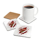 Arsenal Claw-Strike Corkwood Coaster Set — Football Fan Drink Coasters