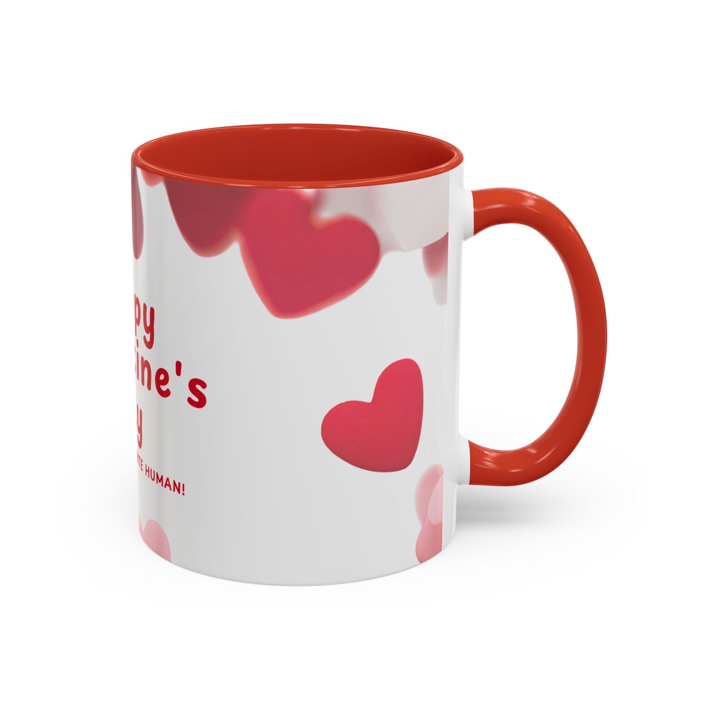 Valentine's Day Coffee Mug — "Still My Favourite Human" Accent Mug