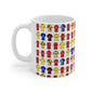 Arsenal Soccer Jersey Pattern Ceramic Coffee Mug — 11oz