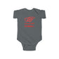 Arsenals BEST Dribbler" Baby Football Onesie