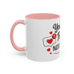Coffee Mug — "You're My Favorite Notification" Accent Love Mug (11/15 oz)