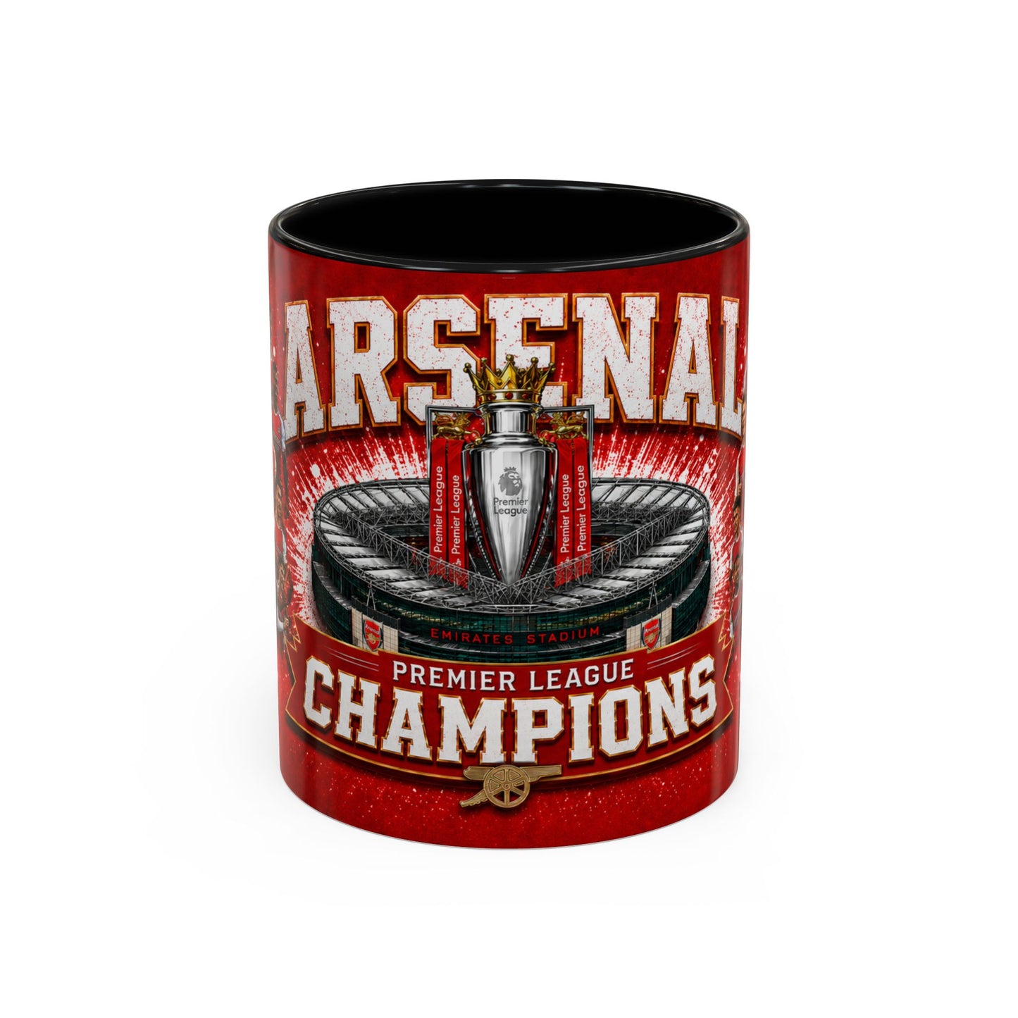 Arsenal Champions 2026 Accent Coffee Mug (NEW)