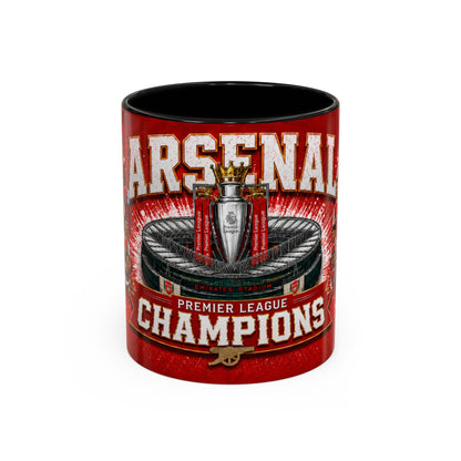 Arsenal Champions 2026 Accent Coffee Mug (NEW)