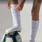 Football Equipment Adults Kids Soccer Shin Guards With Pocket Cover Calf Sleeve Non Slip Soccer Sock With Football Leg Shinguard
