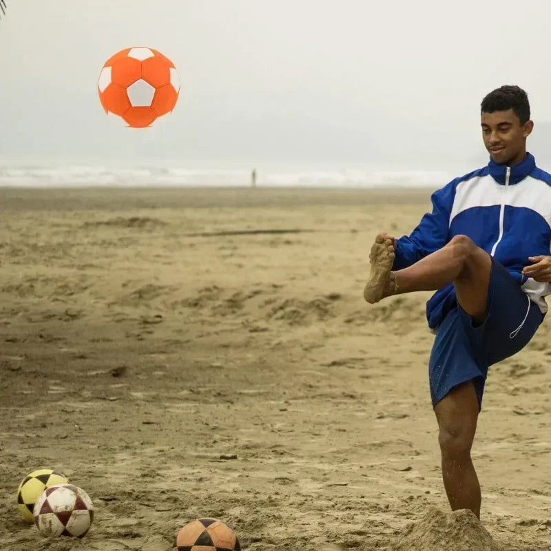 Arc Football Curve Trainer Ball – Master Curve Shots | Youth & Junior Football Training Toy (Orange & White