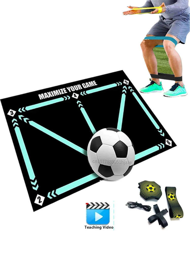 Football Training Mat – Non Slip Dribbling & Agility Practice Mat
