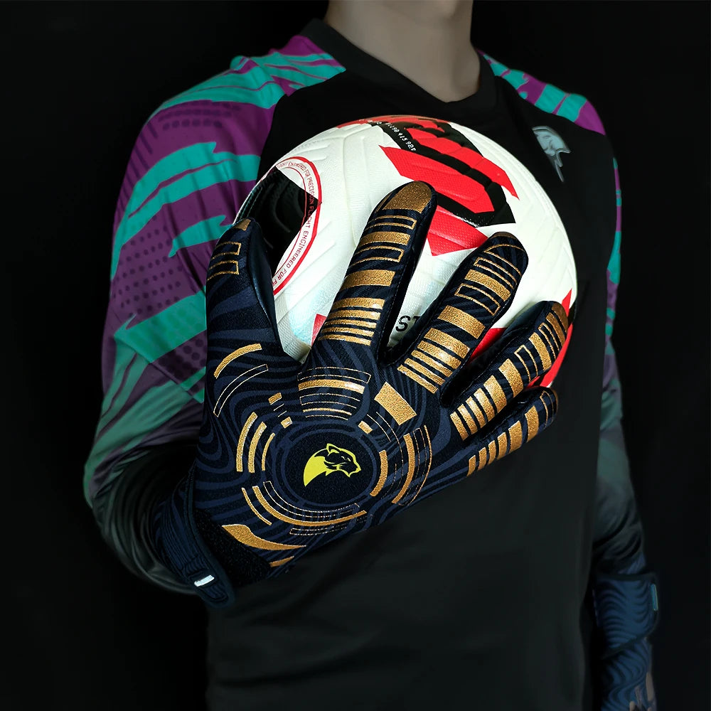 Professional Football Goalkeeper Gloves – Kids & Adults Latex Grip Goalie Gloves for Soccer Training & Match Play