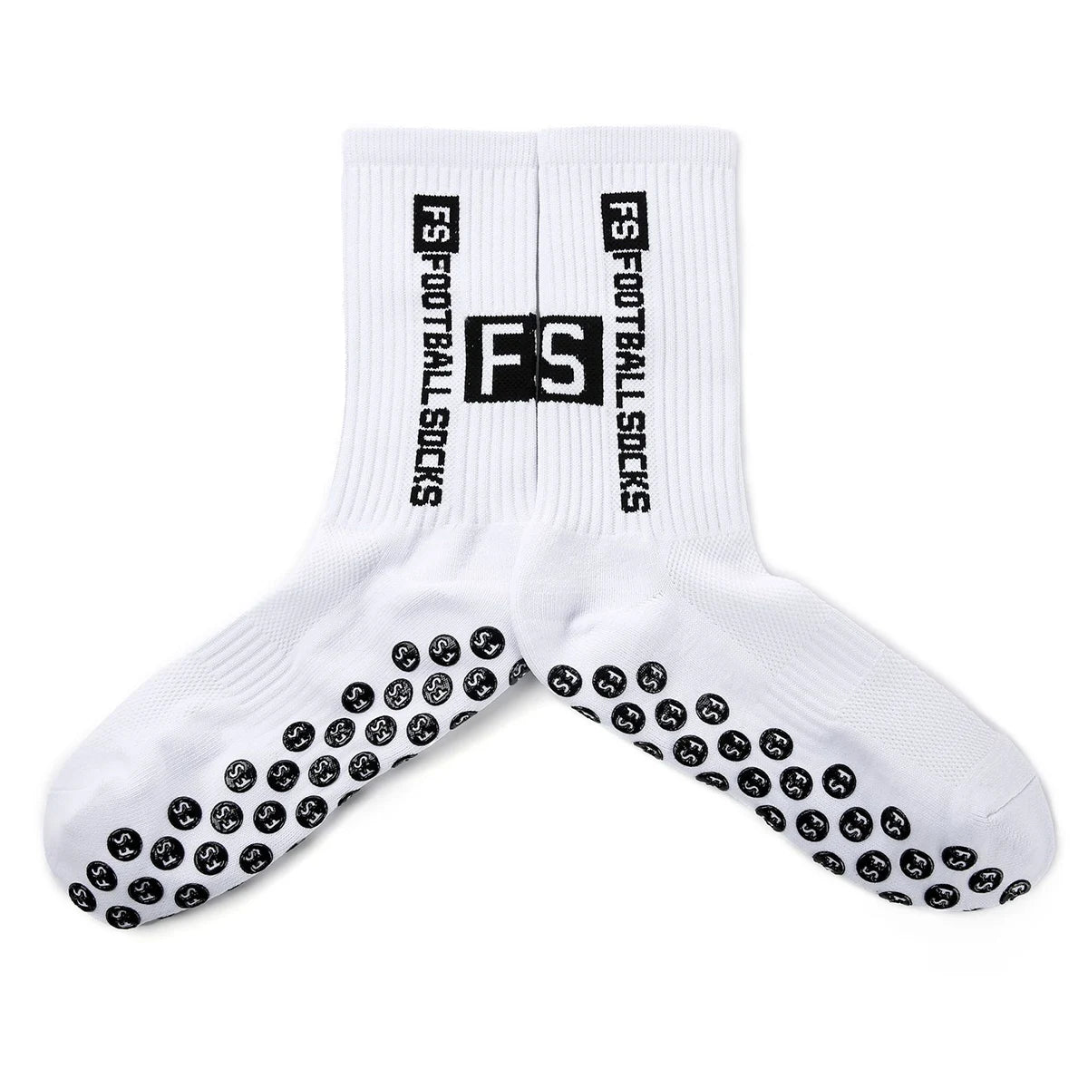 4 Pairs Grip Football Socks – Anti-Slip Performance Socks for Men & Women | Soccer, Gym & Sports Training