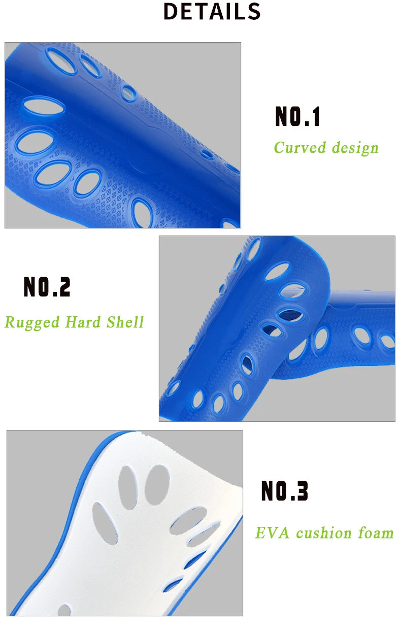 Lightweight Football Shin Pads – Youth & Adult Protection (1 Pair)