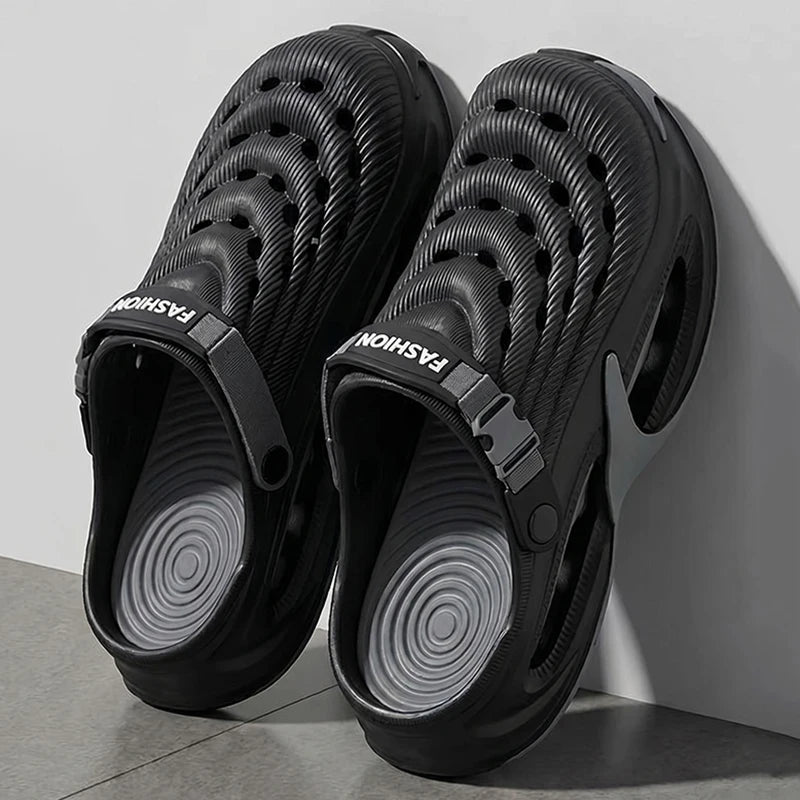 Unisex Cloud Comfort Slip-On-Shoes – Chunky & Cushioned Beach Wear
