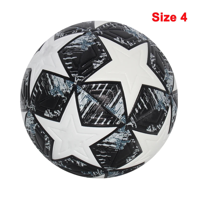 Pro Match & Training Football – Seamless PU Soccer Ball (Size 4 / 5) | Outdoor Professional Grip & Flight Control