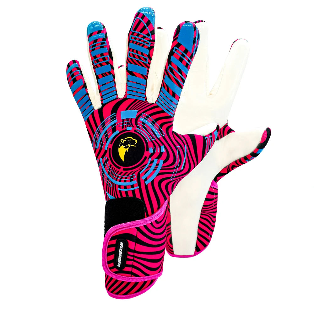 Professional Football Goalkeeper Gloves – Kids & Adults Latex Grip Goalie Gloves for Soccer Training & Match Play