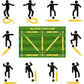 Football Training Mat – Non-Slip Dribbling & Agility Practice Mat for Kids & Adults | SoccerWares