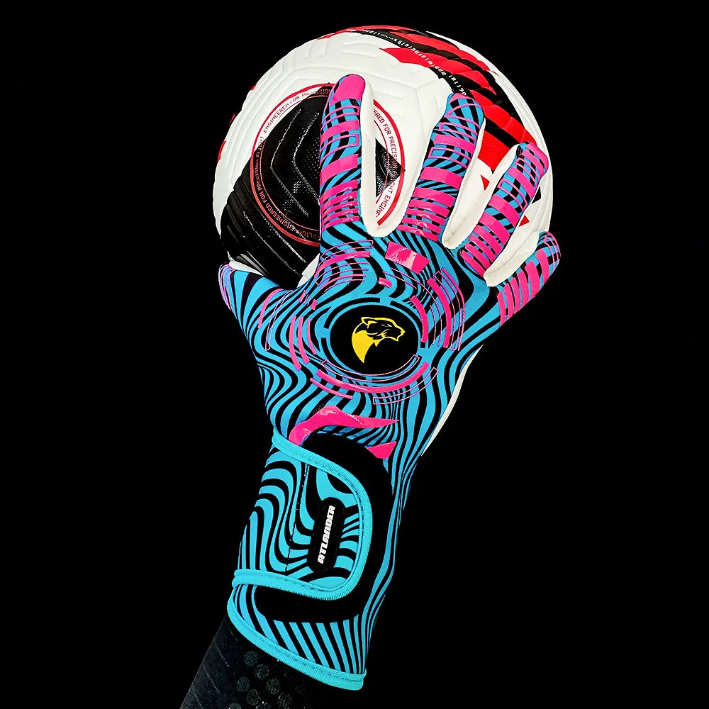 Professional Football Goalkeeper Gloves – Kids & Adults Latex Grip Goalie Gloves for Soccer Training & Match Play