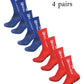 4 Pairs Grip Football Socks – Anti-Slip Performance Socks for Men & Women | Soccer, Gym & Sports Training