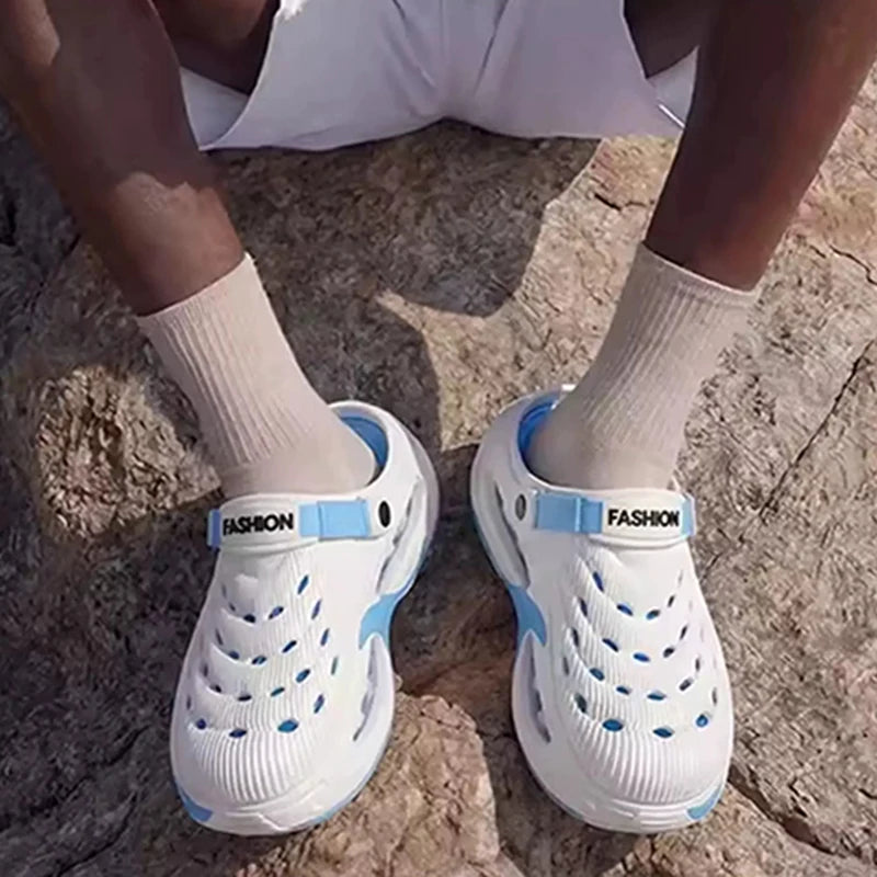 Unisex Cloud Comfort Slip-On-Shoes – Chunky & Cushioned Beach Wear