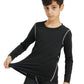 Kids Football Skins Compression Top – Long Sleeve Base Layer Shirt for Boys’ Training and Cold Weather Sports