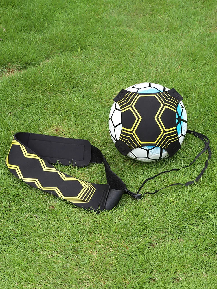 Football Kick Trainer – Adjustable Solo Soccer Training Belt | Elastic Kickback Ball Trainer for Kids & Adults