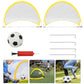 2-Pack Foldable Pop-Up Football Goals – Portable Kids Soccer Nets for Indoor & Outdoor Training
